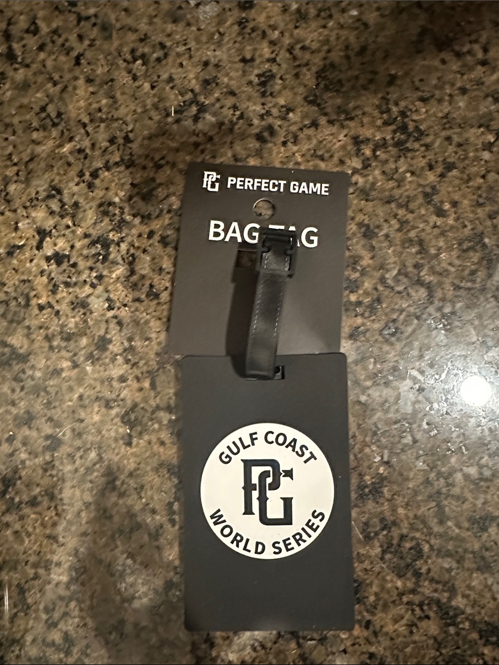 Perfect Game Gulf Coast World Series Black Bag Tag